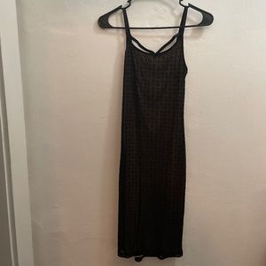Guess monogram slip dress